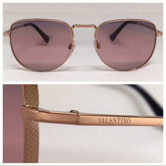 Valentino Accessories - 🕶VALENTINO VA2012 Rose Gold w Gradient lens sz 51